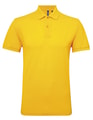 Heren Polo Asquith & Fox Polycotton Sunflower